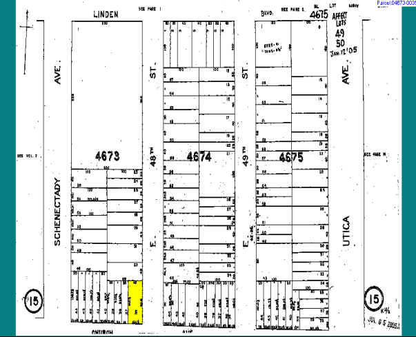 4721-4723 Church Ave, Brooklyn, NY à vendre - Plan cadastral – Image 3 sur 3