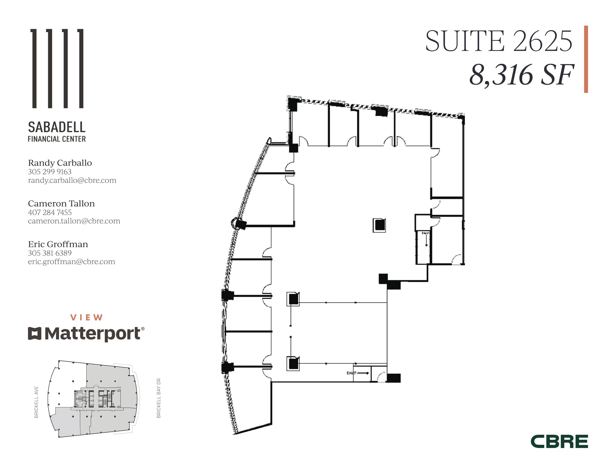 1111 Brickell Ave, Miami, FL à louer Plan de site– Image 1 sur 11