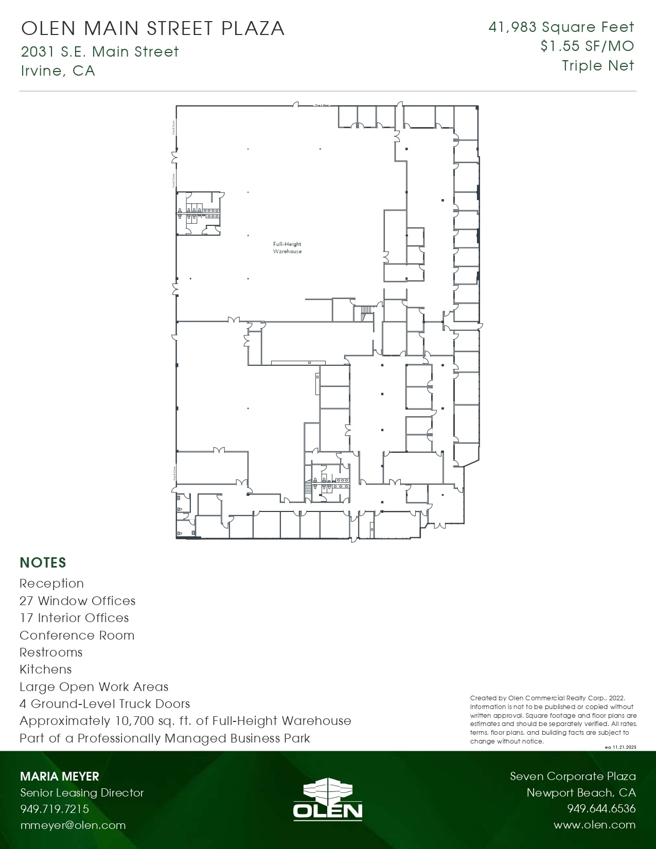 2031 Main St, Irvine, CA à louer Photo intérieure– Image 1 sur 1