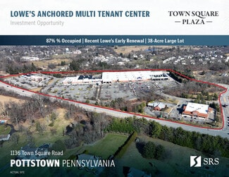 Plus de détails pour 1112-1140 Town Square Rd, Pottstown, PA - Local commercial à vendre