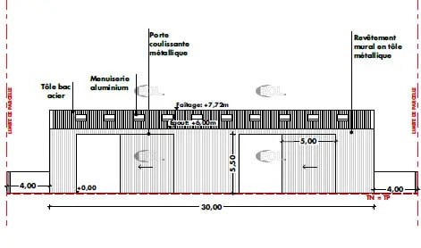 Local d'activités dans Le Rove à vendre - Plan d’étage – Image 2 sur 3