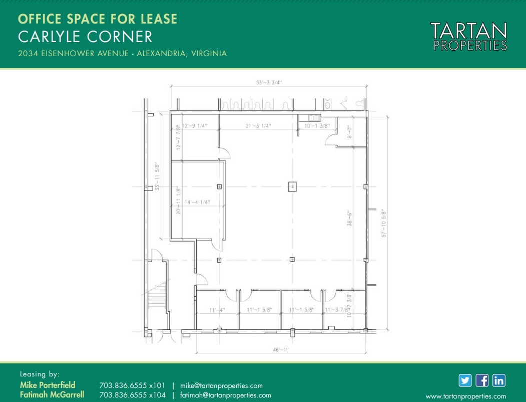 2034 Eisenhower Ave, Alexandria, VA à louer Plan d’étage– Image 1 sur 1