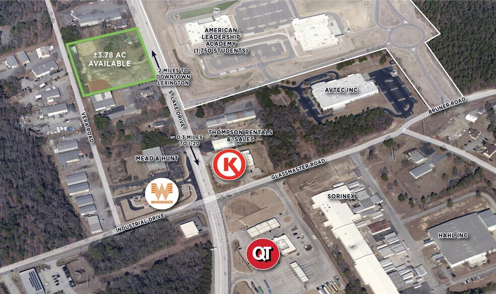 834 S Lake Dr, Lexington, SC à vendre - Aérien – Image 2 sur 3