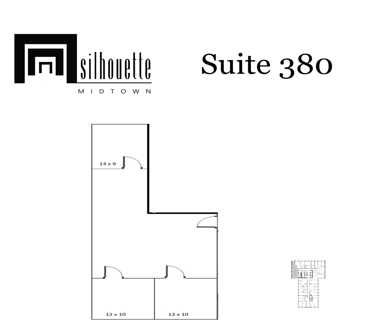 1447 Peachtree St NE, Atlanta, GA à louer Plan d’étage– Image 1 sur 1