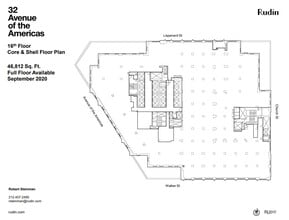 32 Avenue of the Americas, New York, NY à louer Plan d’étage– Image 1 sur 1