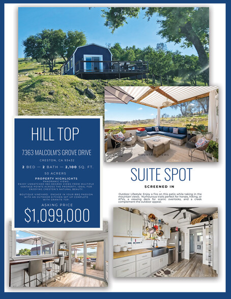 7363 Malcolms Grove Dr, Creston, CA à louer - Photo de l’immeuble – Image 3 sur 4