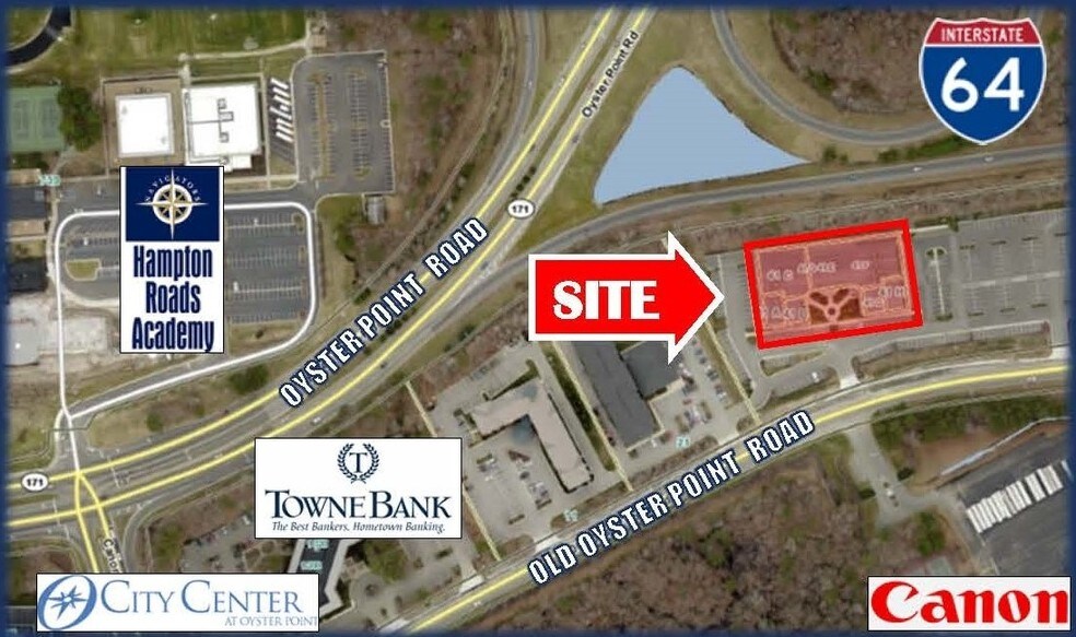 41 Old Oyster Point Rd, Newport News, VA à louer - Aérien – Image 3 sur 7