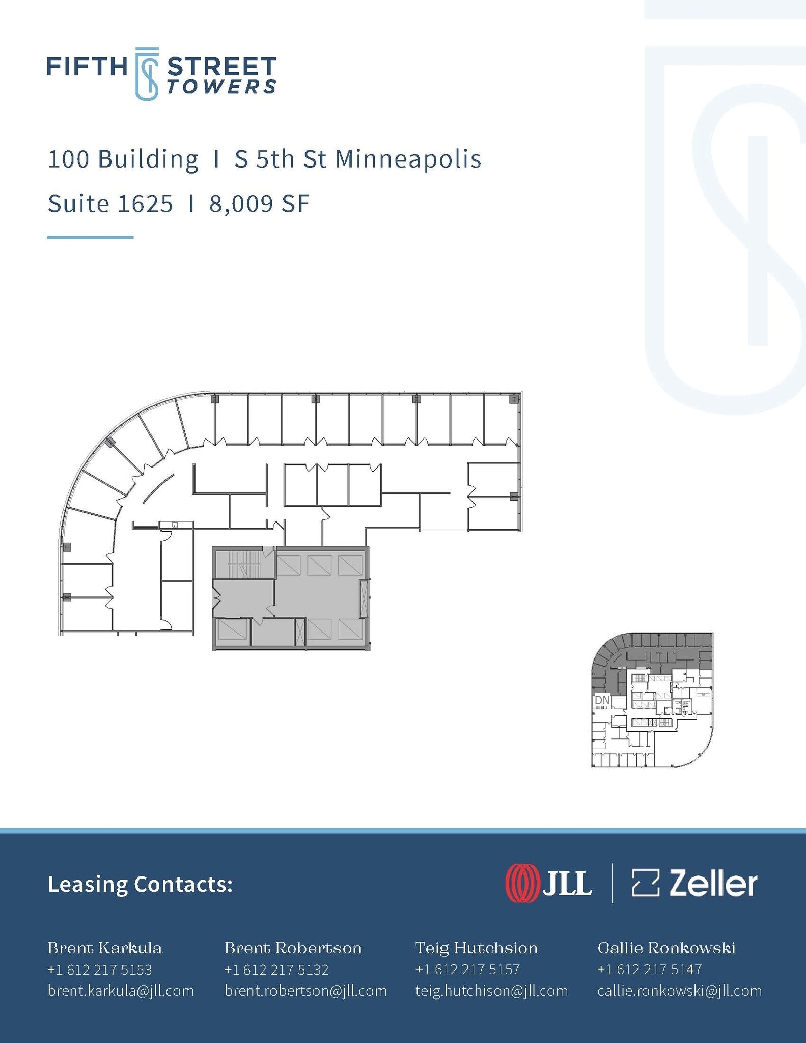 100 S 5th St, Minneapolis, MN à louer Plan d’étage– Image 1 sur 1