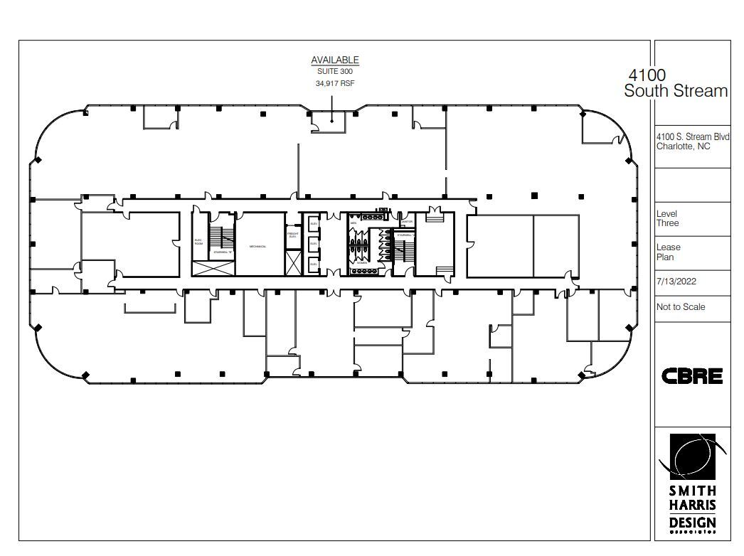 4100 S Stream Blvd, Charlotte, NC à louer Plan d’étage– Image 1 sur 1