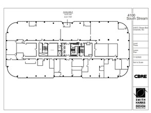 4100 S Stream Blvd, Charlotte, NC à louer Plan d’étage– Image 1 sur 1
