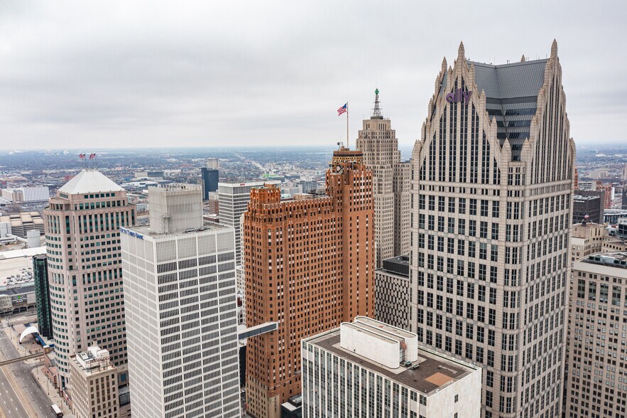 500 Woodward Ave, Detroit, MI à louer - Photo de l’immeuble – Image 2 sur 10