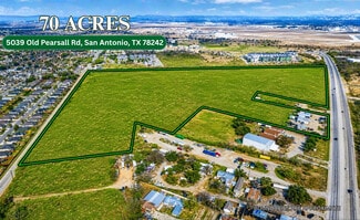Plus de détails pour 70± AC on Old Pearsall Road, San Antonio, TX - Terrain à vendre
