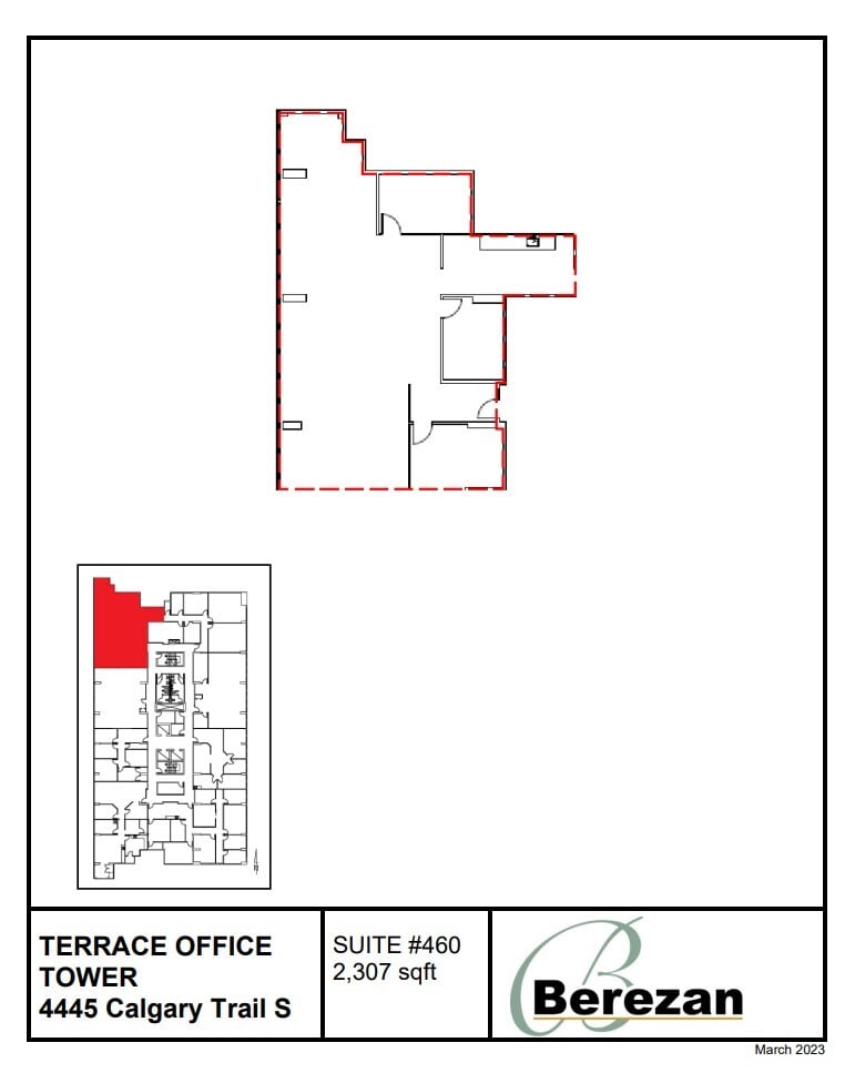 4445 Calgary Trl, Edmonton, AB à louer Plan d’étage– Image 1 sur 1