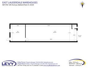 4760-4838 NE 12th Ave, Fort Lauderdale, FL à louer Plan d’étage– Image 2 sur 2