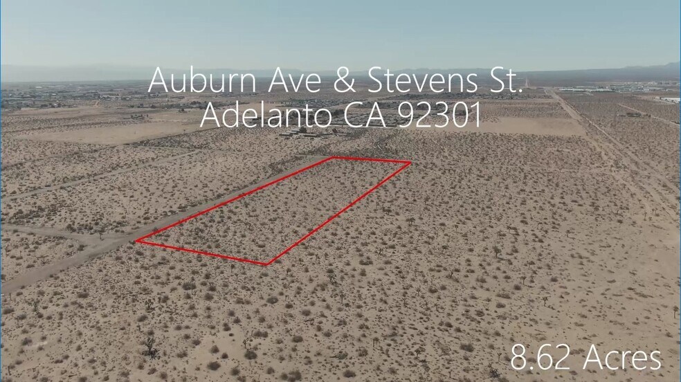 NW corner of Auburn & Stevens St ave, Adelanto, CA à vendre - Photo de l’immeuble – Image 3 sur 6
