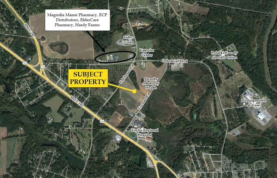 Truman Road Rd, Hawkinsville, GA à vendre - Photo de l’immeuble – Image 2 sur 2