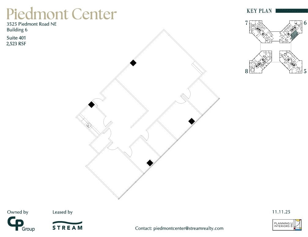3495 Piedmont Rd NE, Atlanta, GA à louer Plan d’étage– Image 1 sur 1