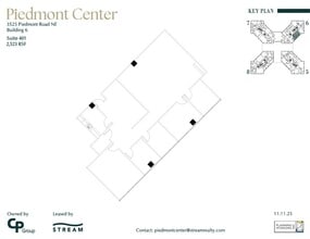 3495 Piedmont Rd NE, Atlanta, GA à louer Plan d’étage– Image 1 sur 1