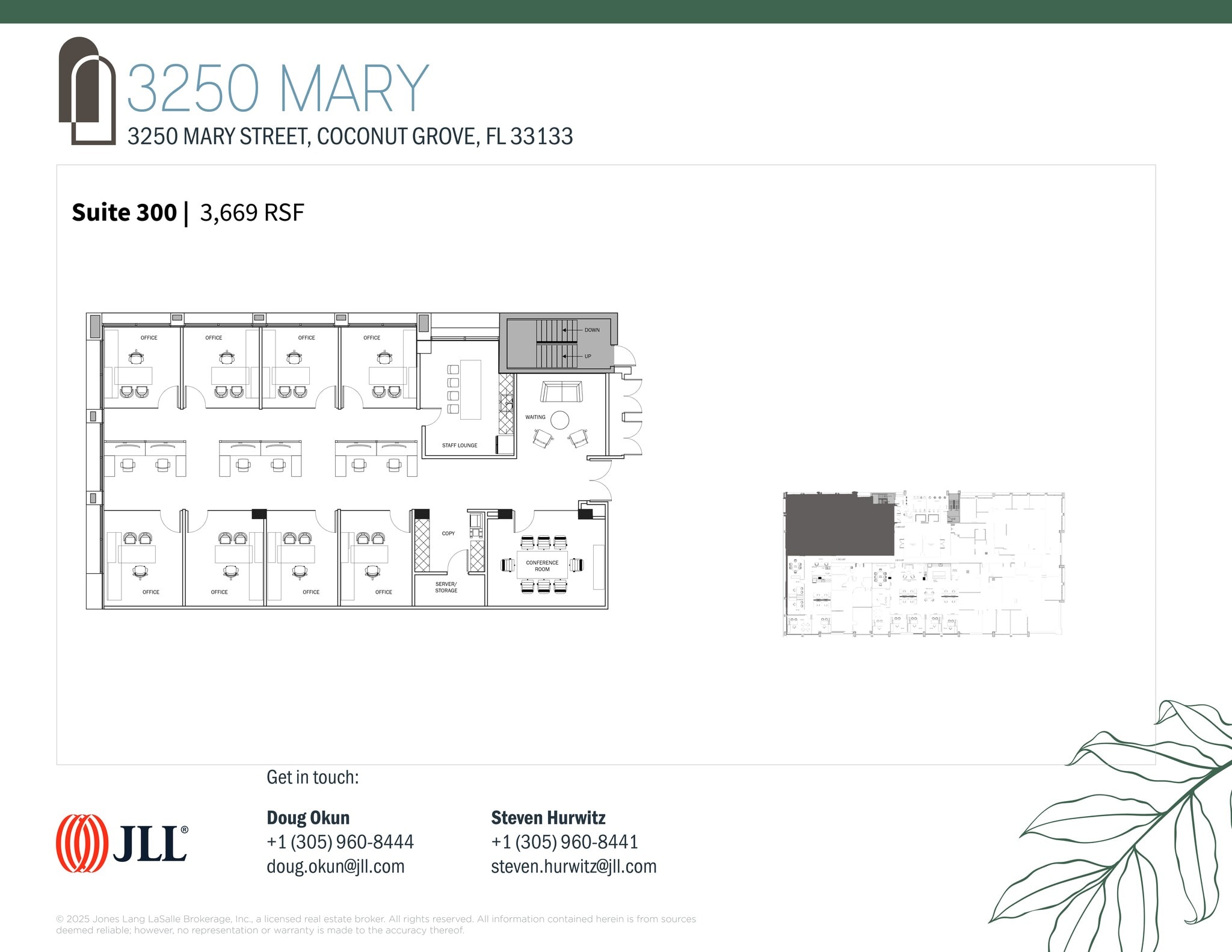 3250 Mary St, Coconut Grove, FL à louer Plan de site– Image 1 sur 1