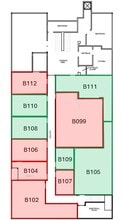 215 W Hickory St, Denton, TX à louer Plan d’étage– Image 1 sur 3