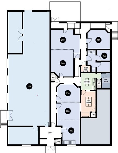 160 S Poplar St, Elizabethtown, PA à louer - Plan d’étage – Image 2 sur 28