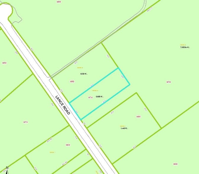 1174 Lance Rd, Norfolk, VA à louer - Plan cadastral – Image 2 sur 3