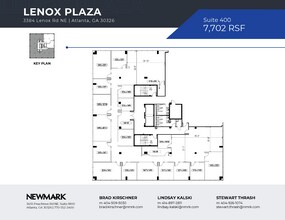 3384 Peachtree Rd NE, Atlanta, GA à louer Plan d’étage– Image 1 sur 1