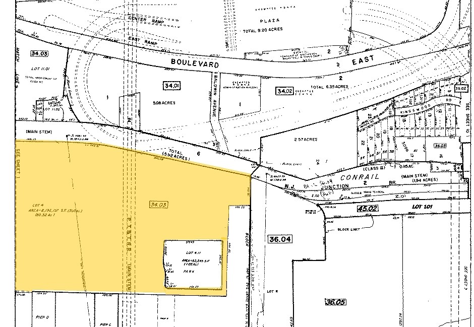 1000 Harbor Blvd, Weehawken, NJ à louer Plan cadastral– Image 1 sur 2