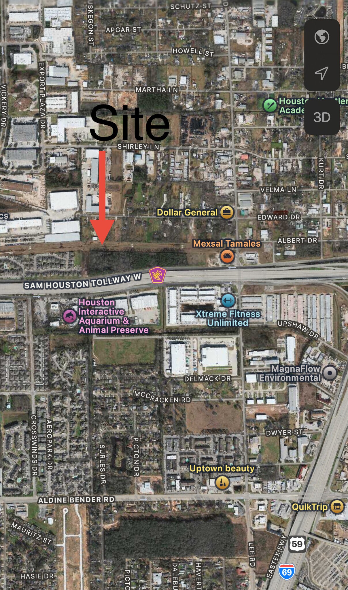 0 Sam Houston Pkwy E, Houston, TX à vendre Aérien– Image 1 sur 2