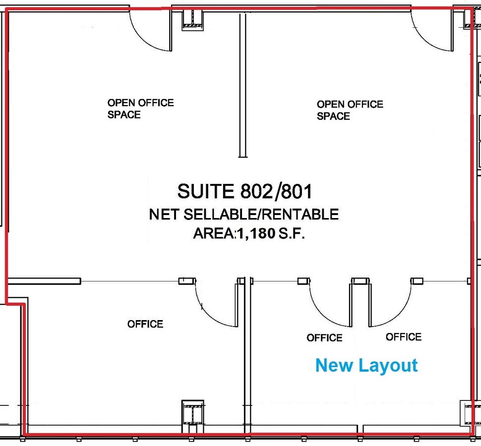 14 NE 1st Ave, Miami, FL 33132 - Lot 801/802 -  - Plan d’étage - Image 1 of 1