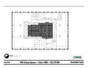 1175 Peachtree St NE, Atlanta, GA à louer Plan d’étage– Image 1 sur 1