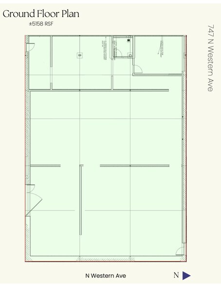 737-747 N Western Ave, Los Angeles, CA à louer - Plan de site – Image 1 sur 7