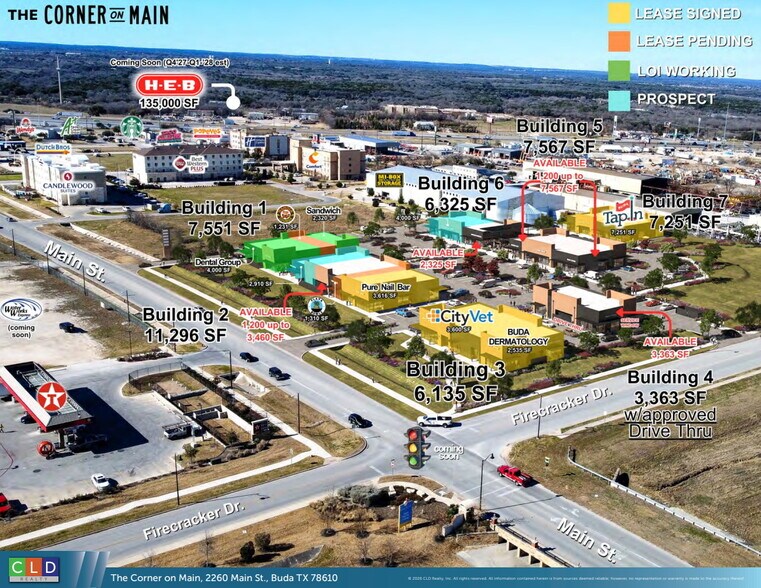 The Corner on Main, Buda, TX à louer - Photo de l’immeuble – Image 1 sur 16