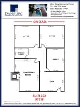 551 NW 77th St, Boca Raton, FL à louer Plan d’étage– Image 1 sur 1