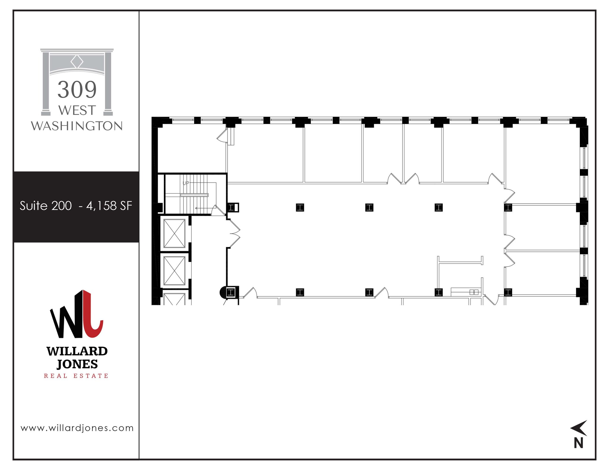 309 W Washington St, Chicago, IL à louer Plan d’étage– Image 1 sur 1