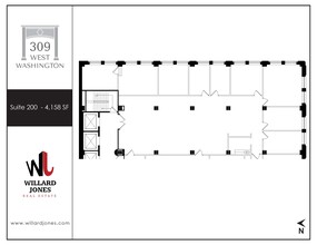 309 W Washington St, Chicago, IL à louer Plan d’étage– Image 1 sur 1