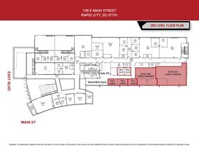 108 E Main St, Rapid City, SD à louer Plan d’étage– Image 2 sur 2