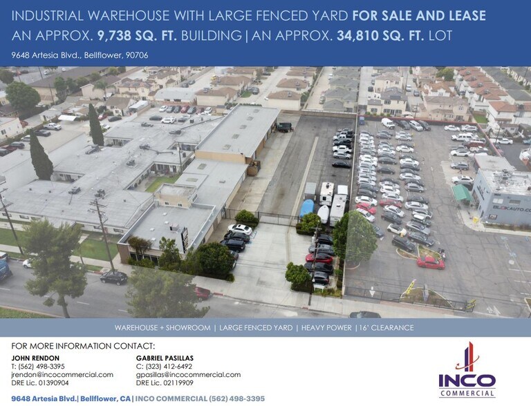 9638-9648 Artesia Blvd, Bellflower, CA à vendre - Photo de l’immeuble – Image 1 sur 18