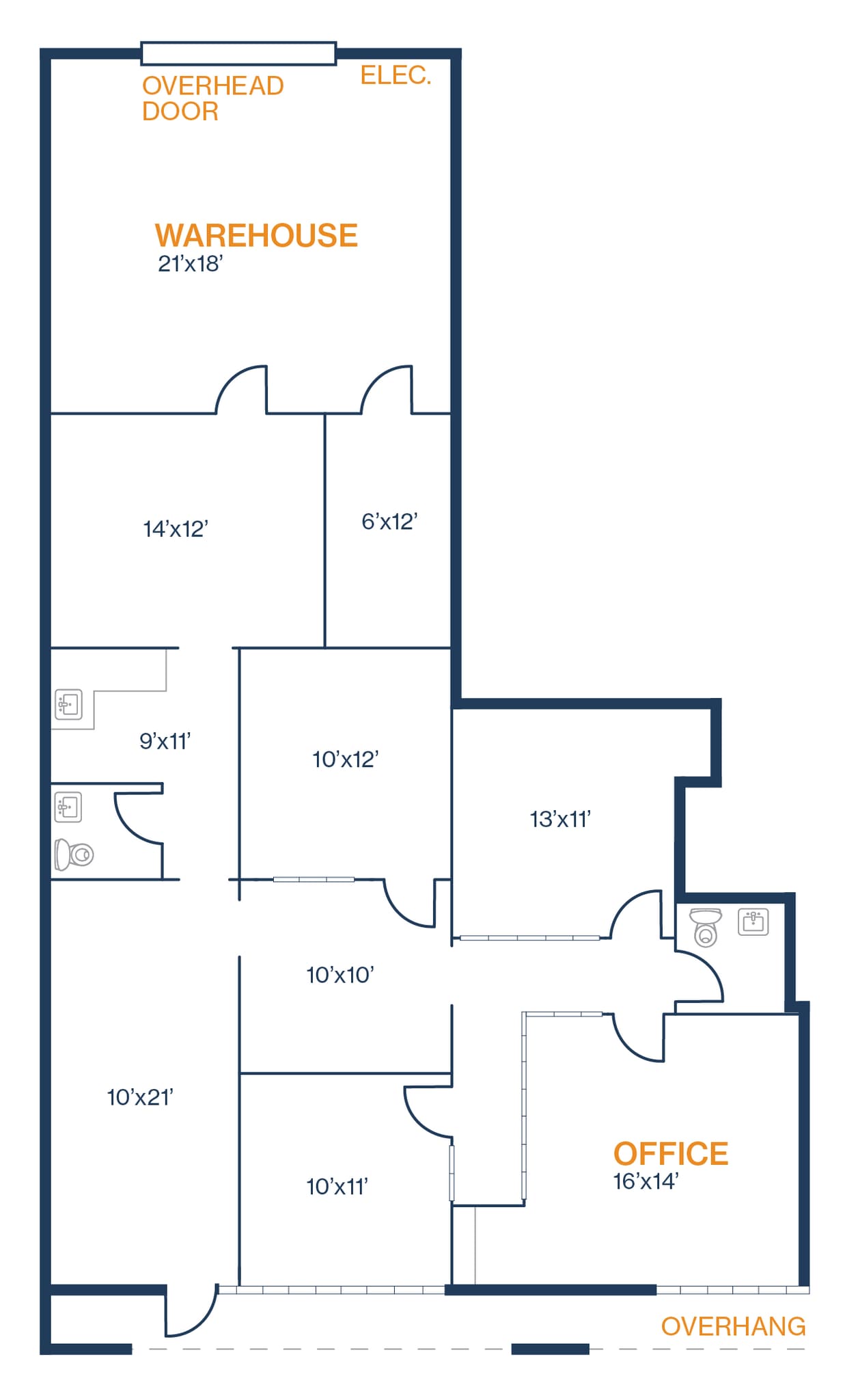 4230-4246 Bluebonnet Dr, Stafford, TX à louer Plan d’étage– Image 1 sur 1