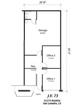 14256-14280 Doolittle Dr, San Leandro, CA à louer Plan de site– Image 2 sur 5