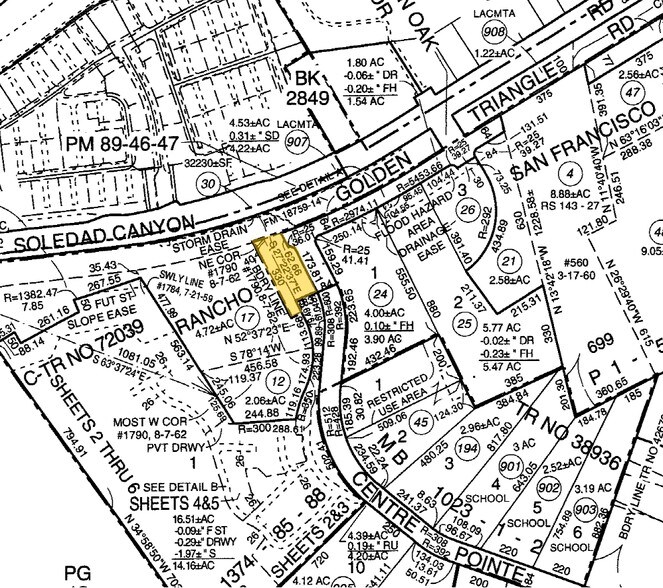 21700 Golden Triangle Rd, Santa Clarita, CA à louer - Plan cadastral – Image 2 sur 8