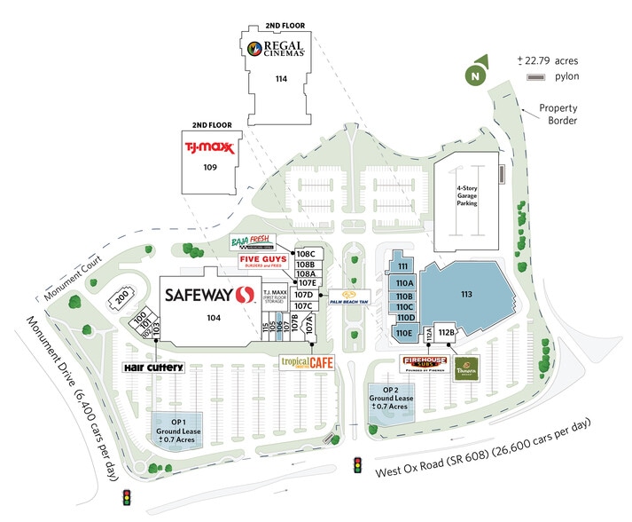 12100-12220 W Fairfax Towne Center, Fairfax, VA à louer - Plan de site – Image 3 sur 25