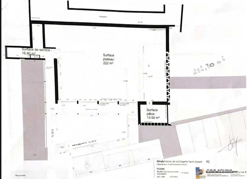Bureau dans Sotteville-lès-Rouen à louer - Plan d’étage – Image 3 sur 4