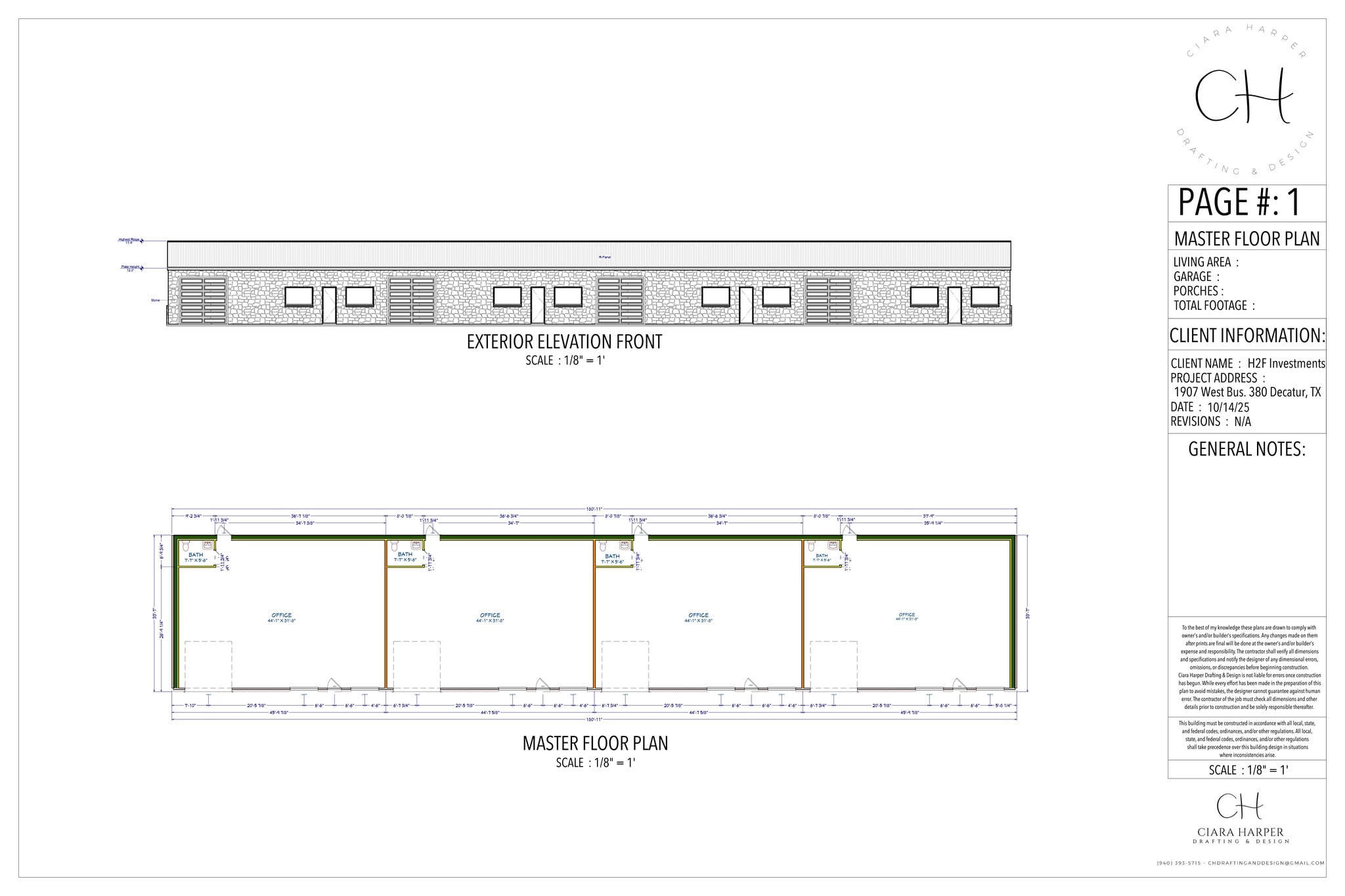 200-225 West Side Dr, Decatur, TX à louer Plan de site– Image 1 sur 1