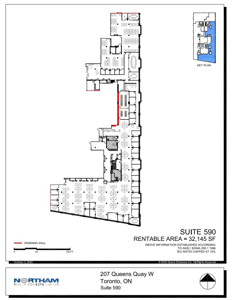 207 Queens Quay W, Toronto, ON à louer Plan d’étage– Image 1 sur 1