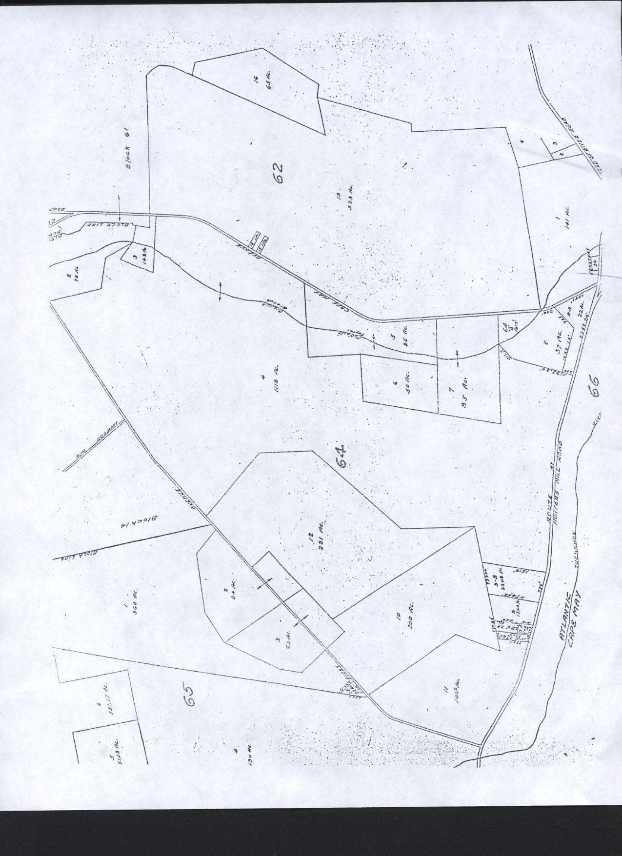 Cape May Ave, Estell Manor, NJ à vendre Plan cadastral– Image 1 sur 3