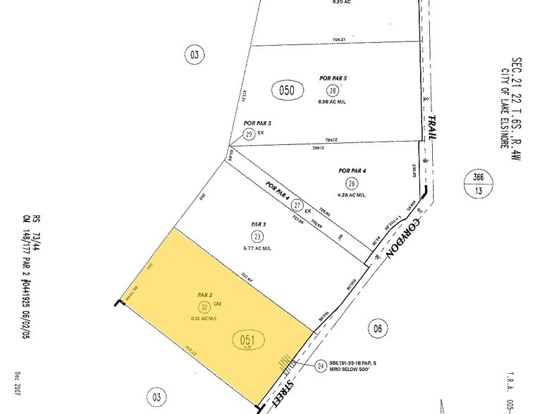 31881 Corydon Rd, Lake Elsinore, CA à louer - Plan cadastral – Image 2 sur 8