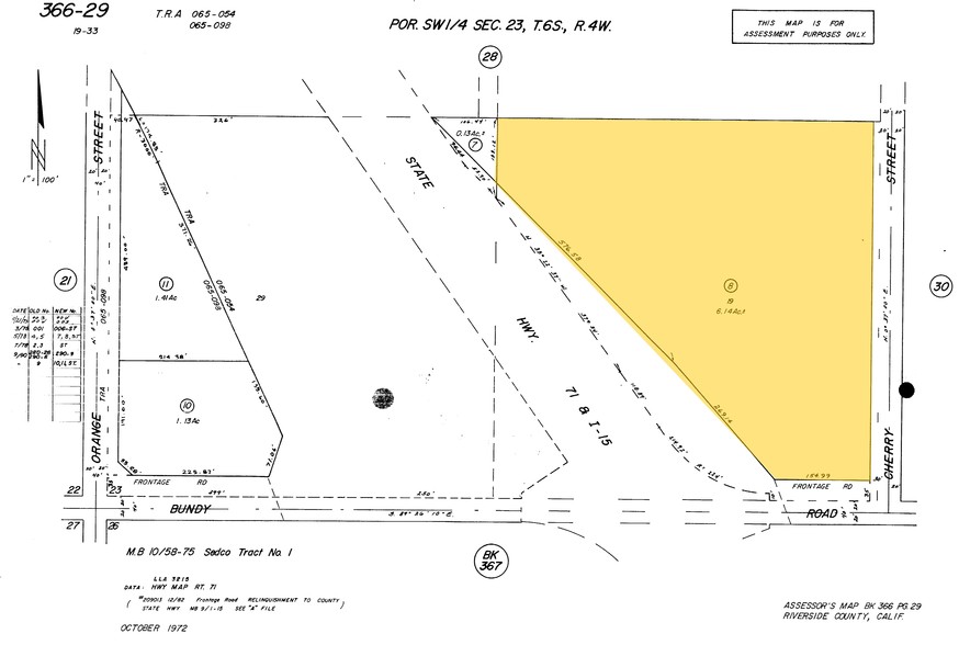 Bundy Canyon Rd, Wildomar, CA à louer - Plan cadastral – Image 3 sur 3