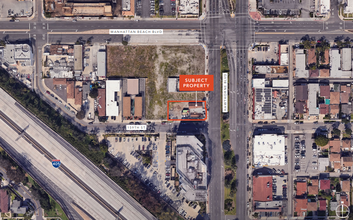 15825-15827 Hawthorne Blvd, Lawndale, CA - VUE AÉRIENNE  vue de carte