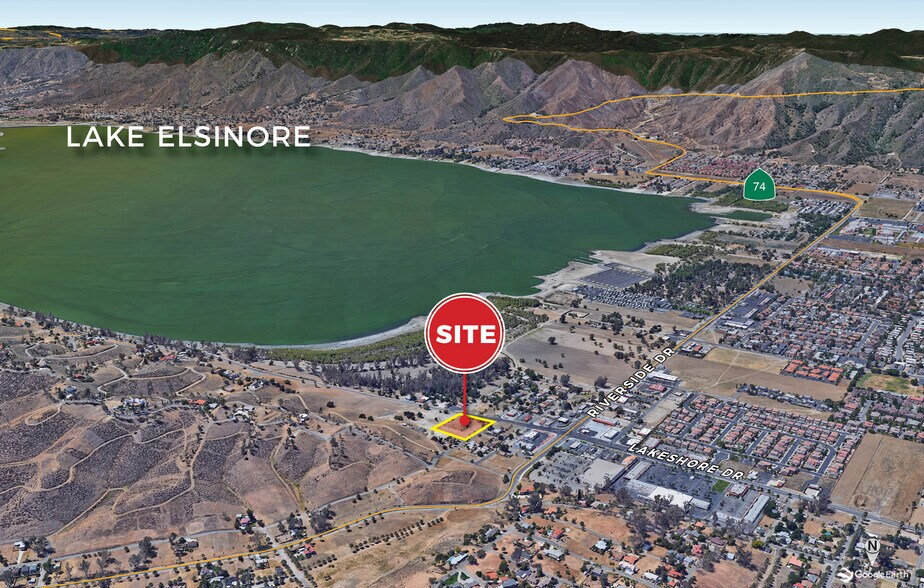 16960 Lakeshore Dr, Lake Elsinore, CA à vendre - Aérien – Image 2 sur 9